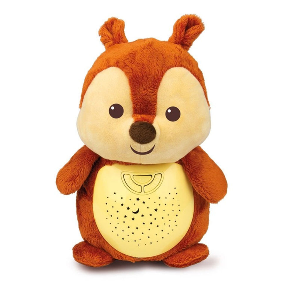 Winfun Ardilla de Peluche C/ Luces Estrelladas 2 En 1