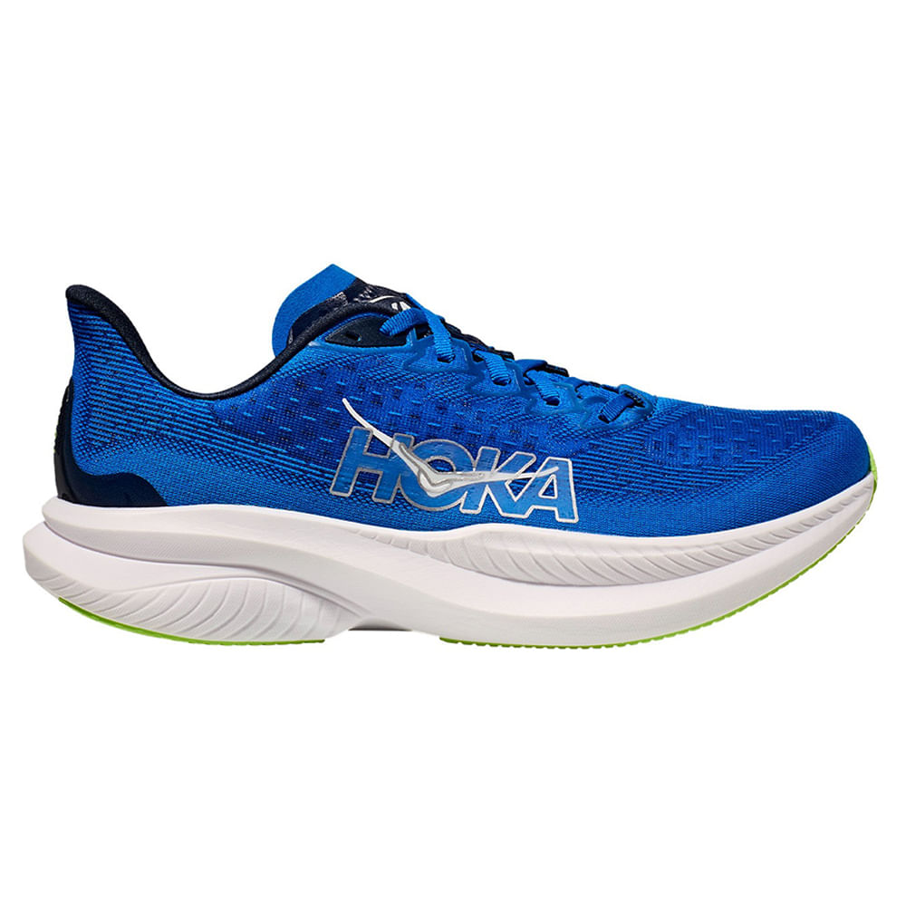 Zapato Hoka Mach 6 deportivo azul para hombre