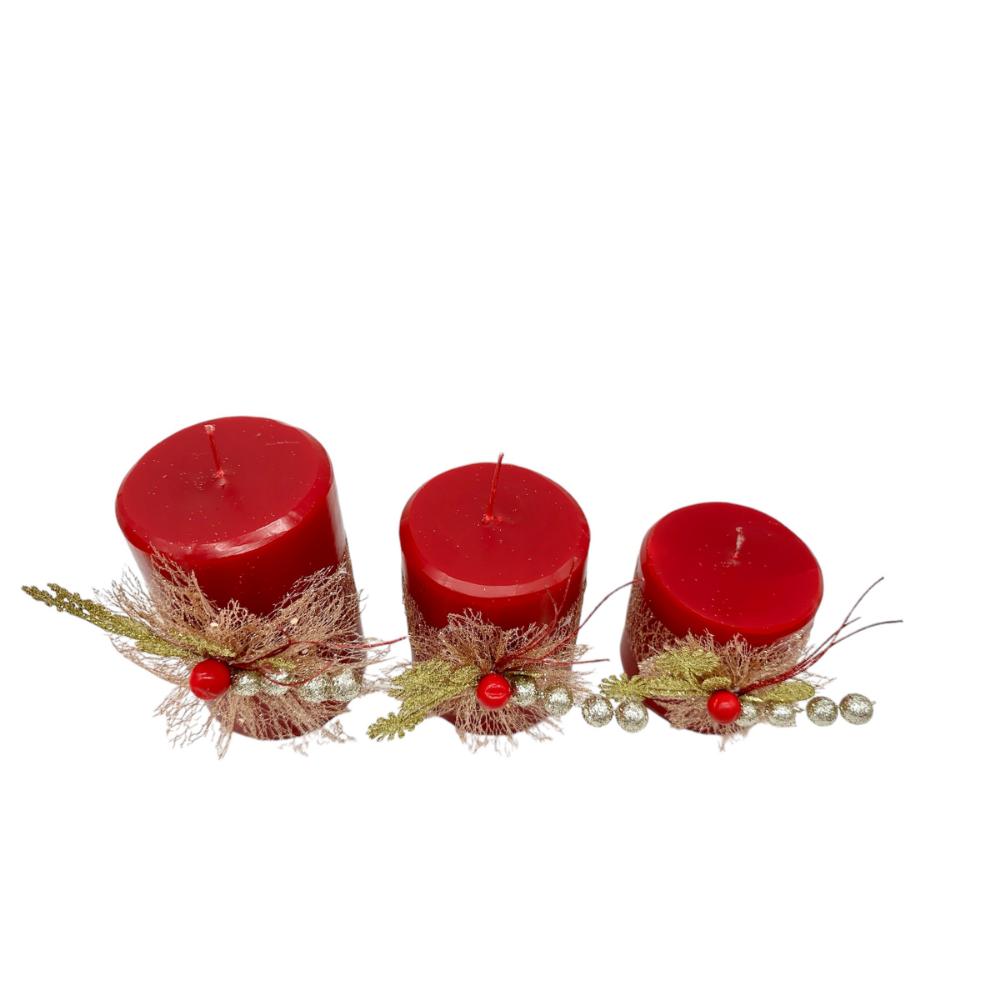 Juego de Velas Aromáticas Magia Navideña 5 S, M, L