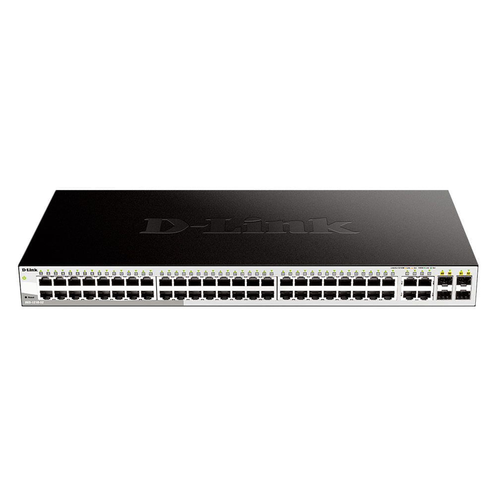 SWITCH D-Link 48P 10/100/1000 5Y, DGS-1210-52