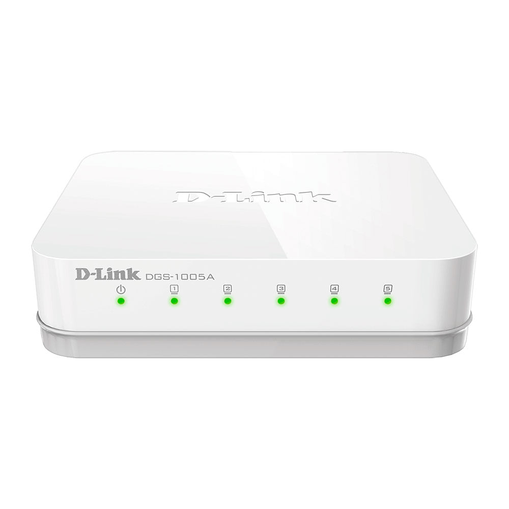 Switch D-LINK N-WAY 10/100Mps 5 puertos DES-1005A