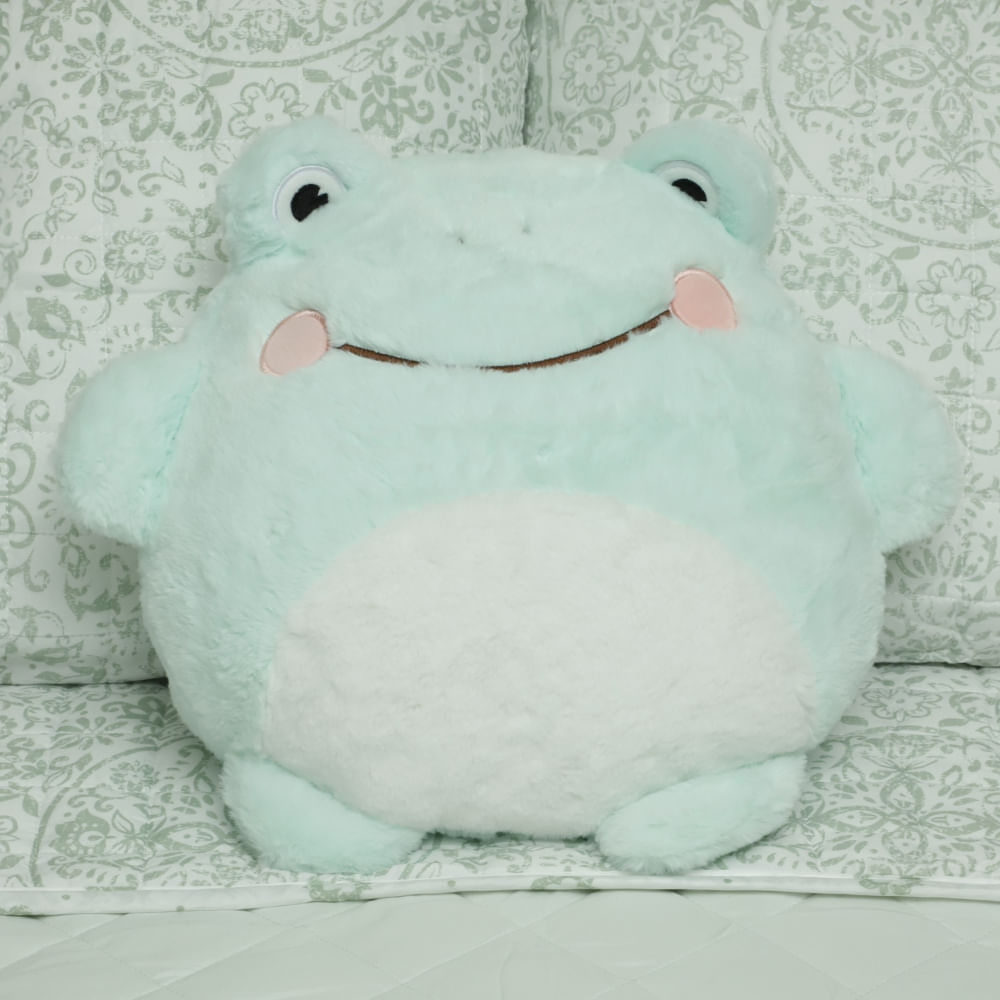 Cojín infantil con forma de rana 40 cm