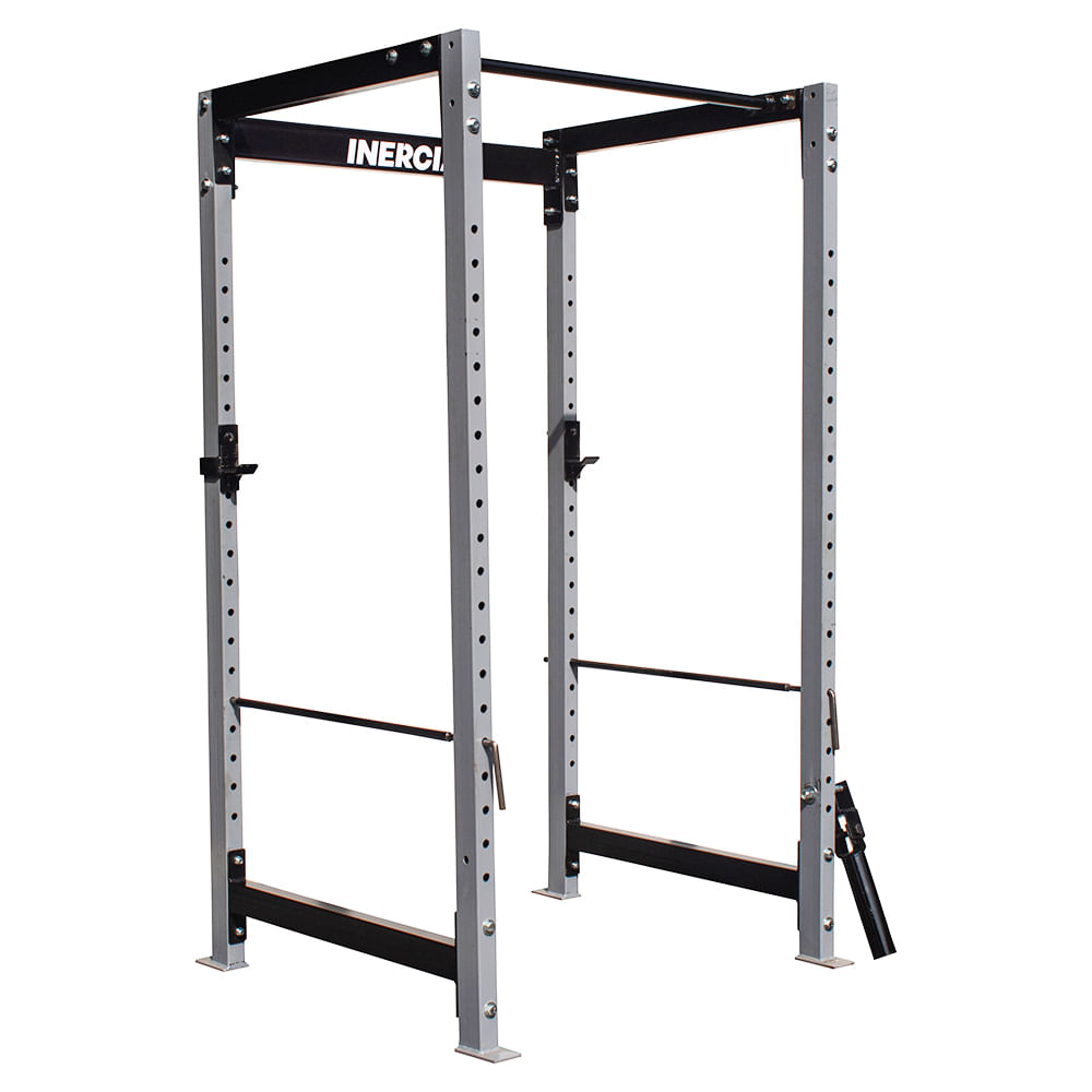 Jaula de potencia para sentadillas y press de banca