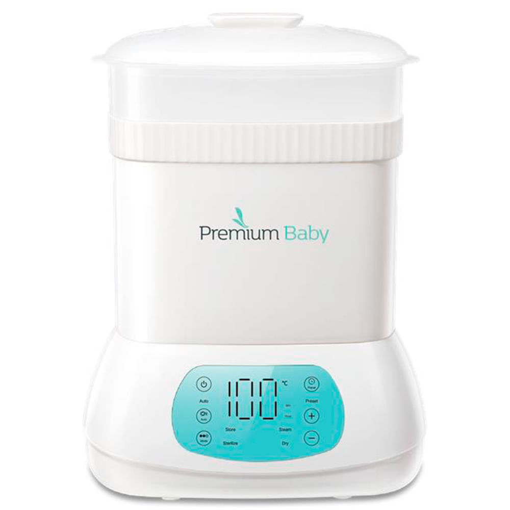 Esterilizador y secador 3 en 1 eléctrico digital para 6 pachas