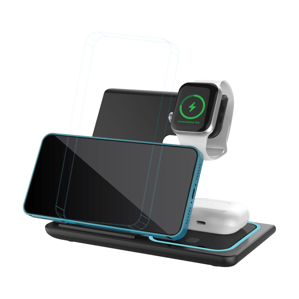 Estación de carga Inalámbrica AON V100 15 Watts