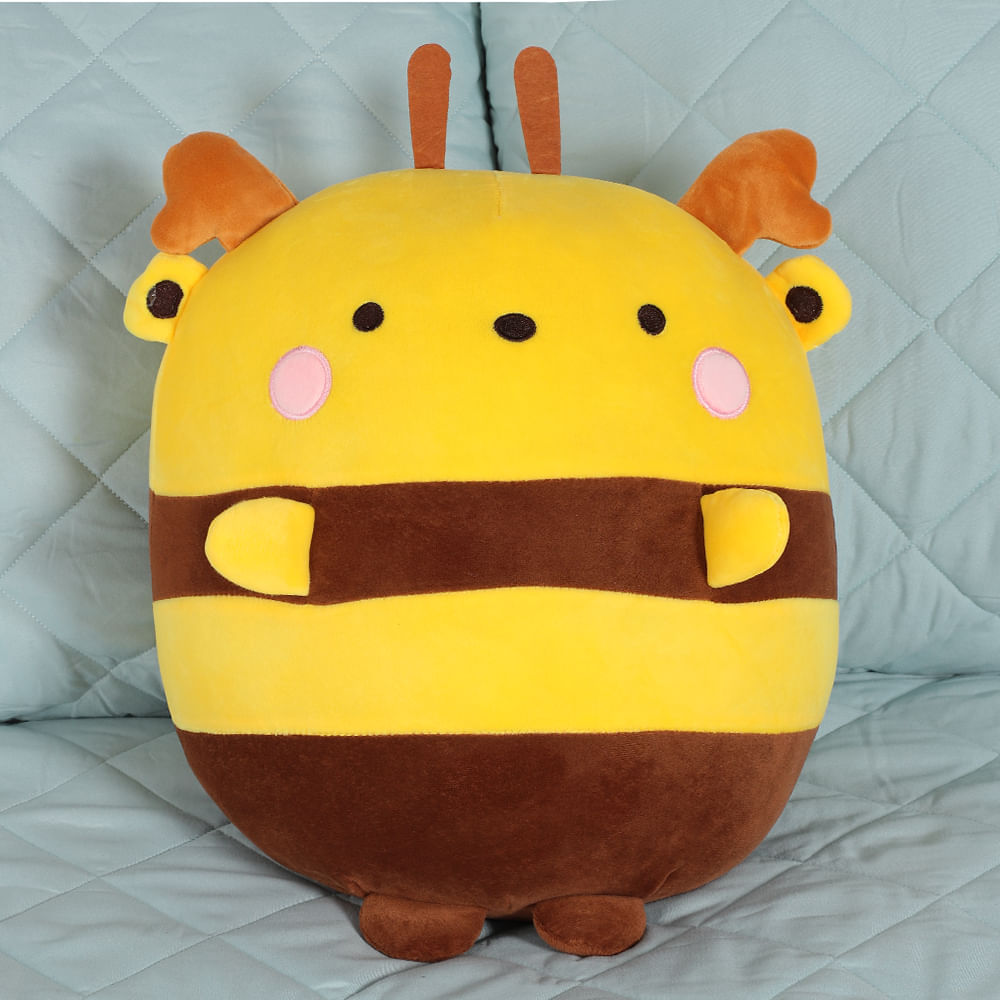 Cojín infantil con forma de abeja 34 cm