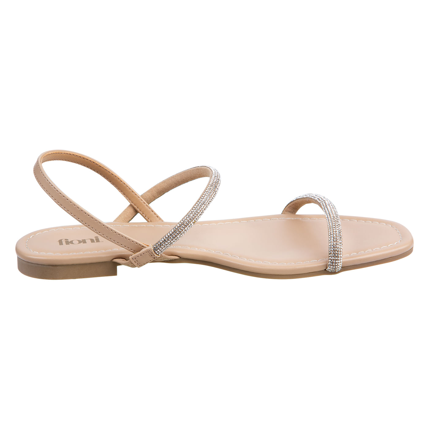 Sandalias planas Shimmer para mujer