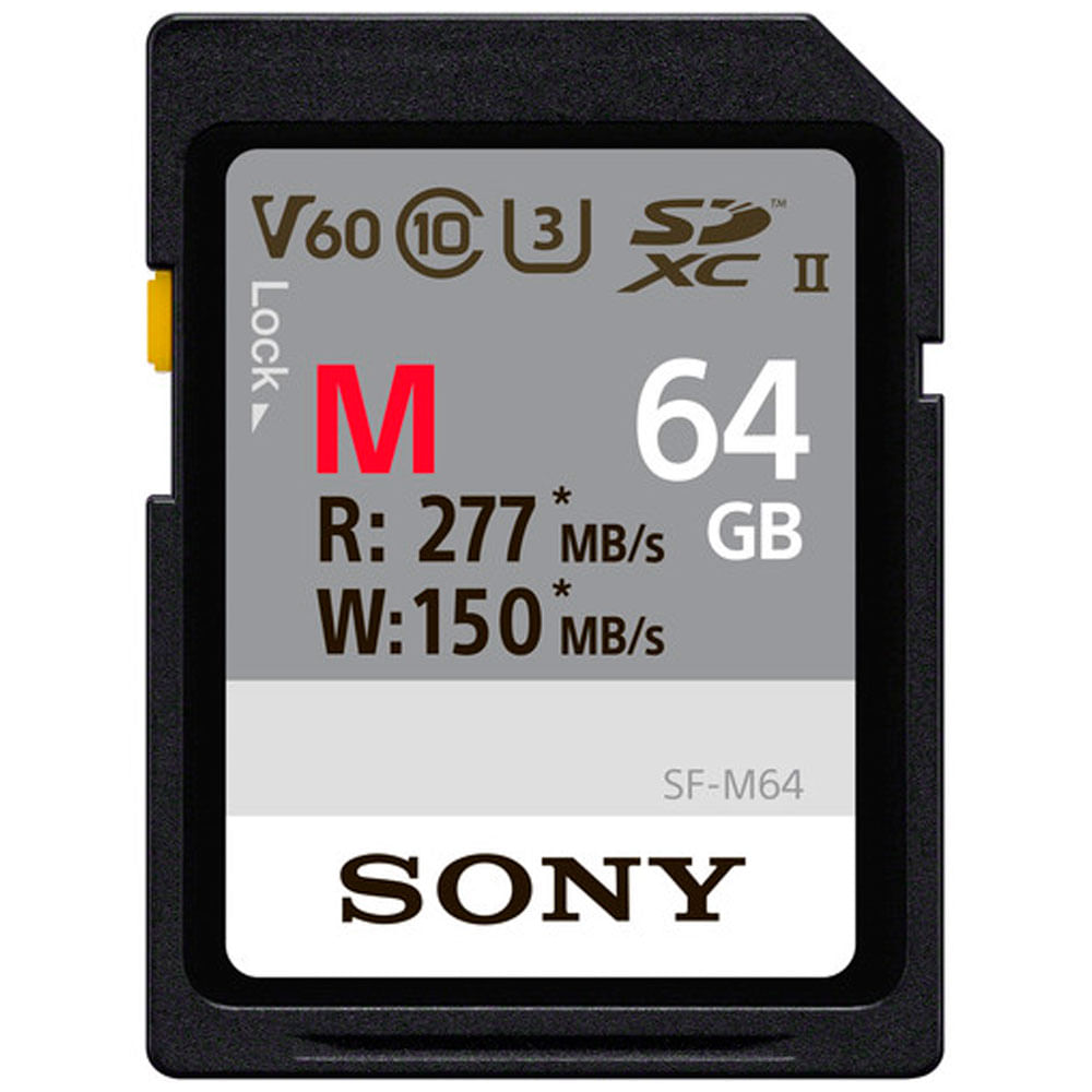 Tarjeta de memoria SDXC UHS-II de la serie M de Sony (U3)