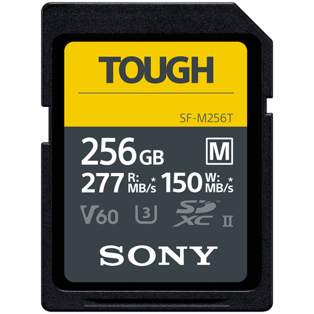 Tarjeta de memoria Sony SF-M Tough Series UHS-II SDXC de 256 GB