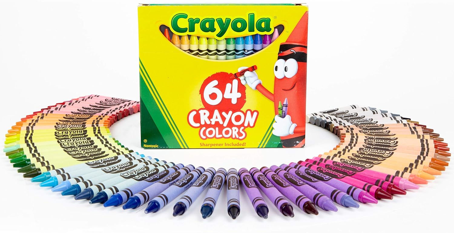 Set Crayola de crayones 64 unidades