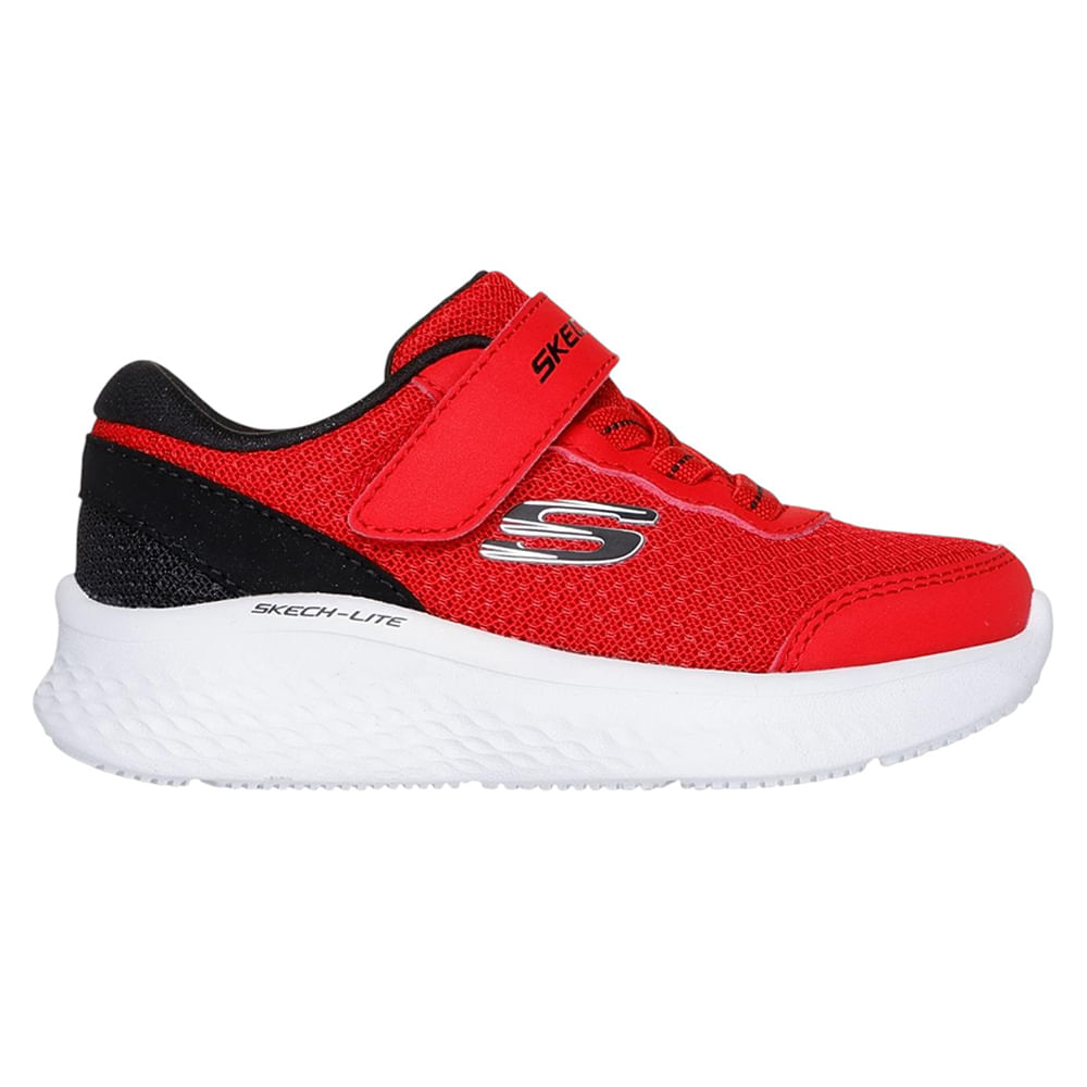 Zapato deportivo casual Skechers rojo para niño bebé