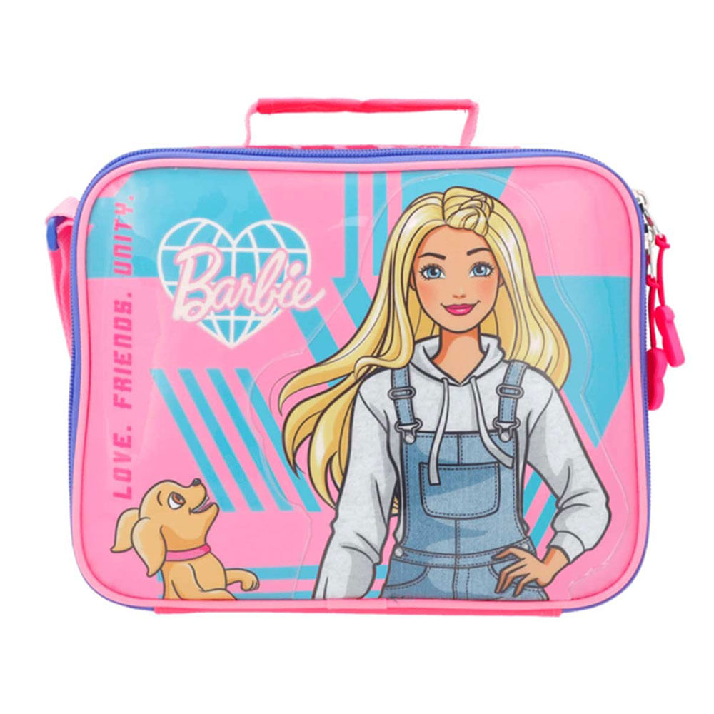 Lonchera infantil Barbie estampada floral