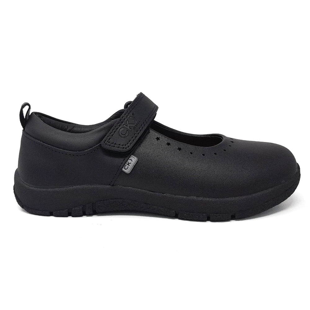 Zapato de vestir escolar Colloky negro para niña