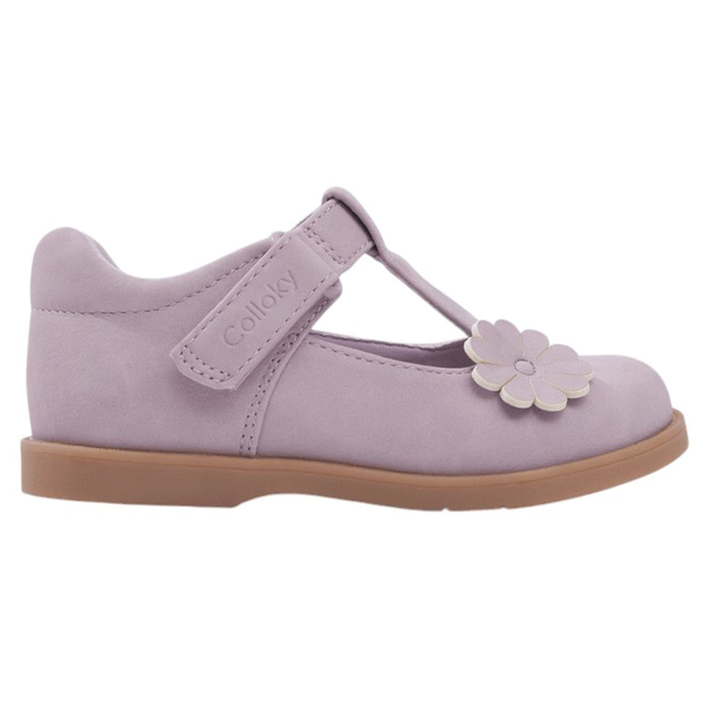 Zapato casual Colloky morado para niña bebé
