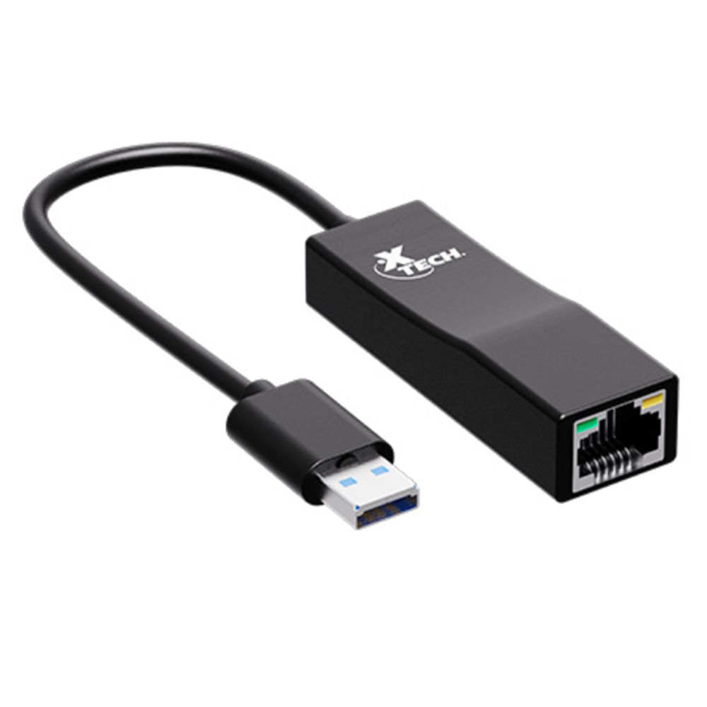 Adaptador de red con conector USB 3.0 a RJ-45