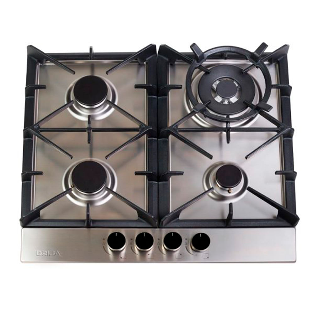 Cocina 4 quemadores empotrable a gas 58 cm (24") MILÁN 60 PRO Drija
