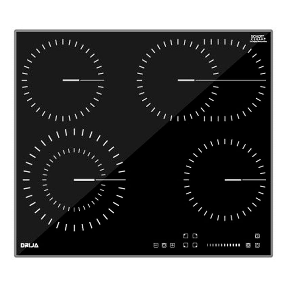 Cocina 4 quemadores empotrable eléctrica 58.4 cm (24") BERLÍN 60 Drija