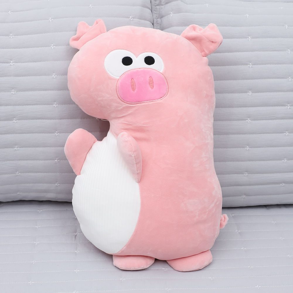 Cojín infantil con forma de cerdo 40 cm
