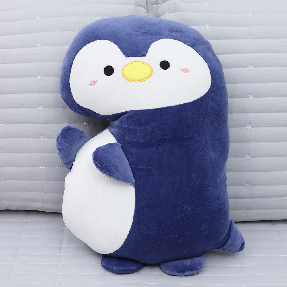Cojín infantil con forma de pingüino 40 cm