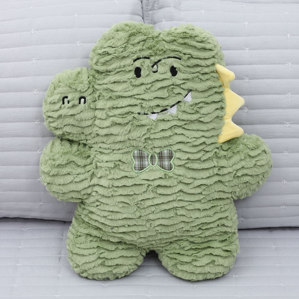 Cojín infantil con forma de cocodrilo 42 cm