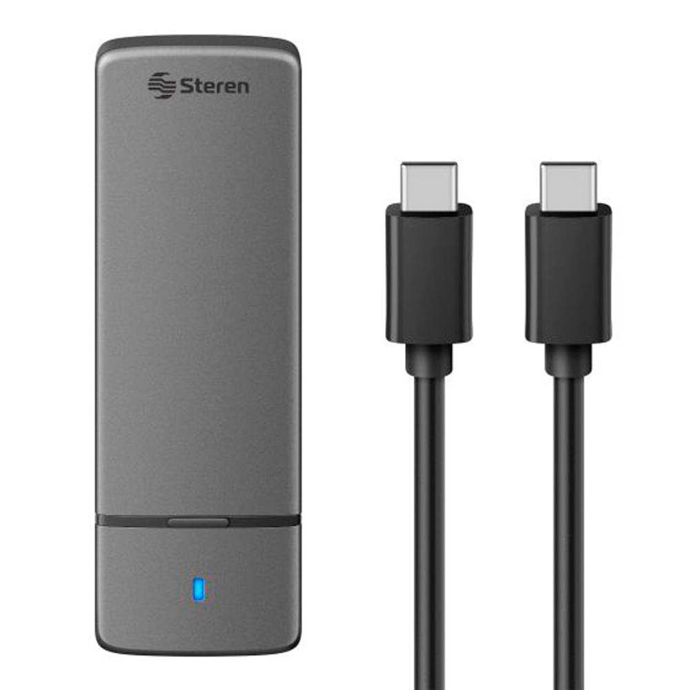 Adaptador (case) universal USB C para SSD M.2 SATA o NVME