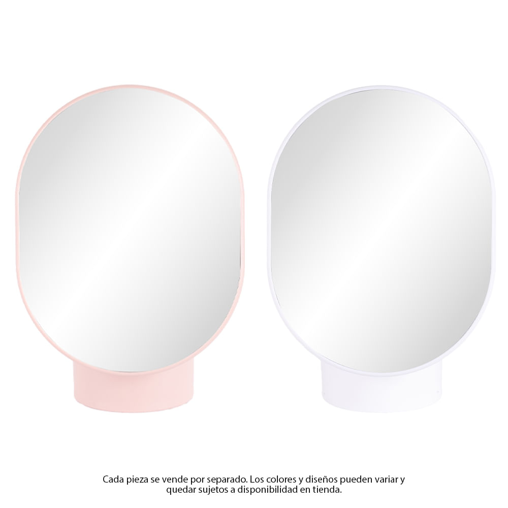Espejo de tocador ovalado surtido 14.5x21.5 cm (1 pieza)