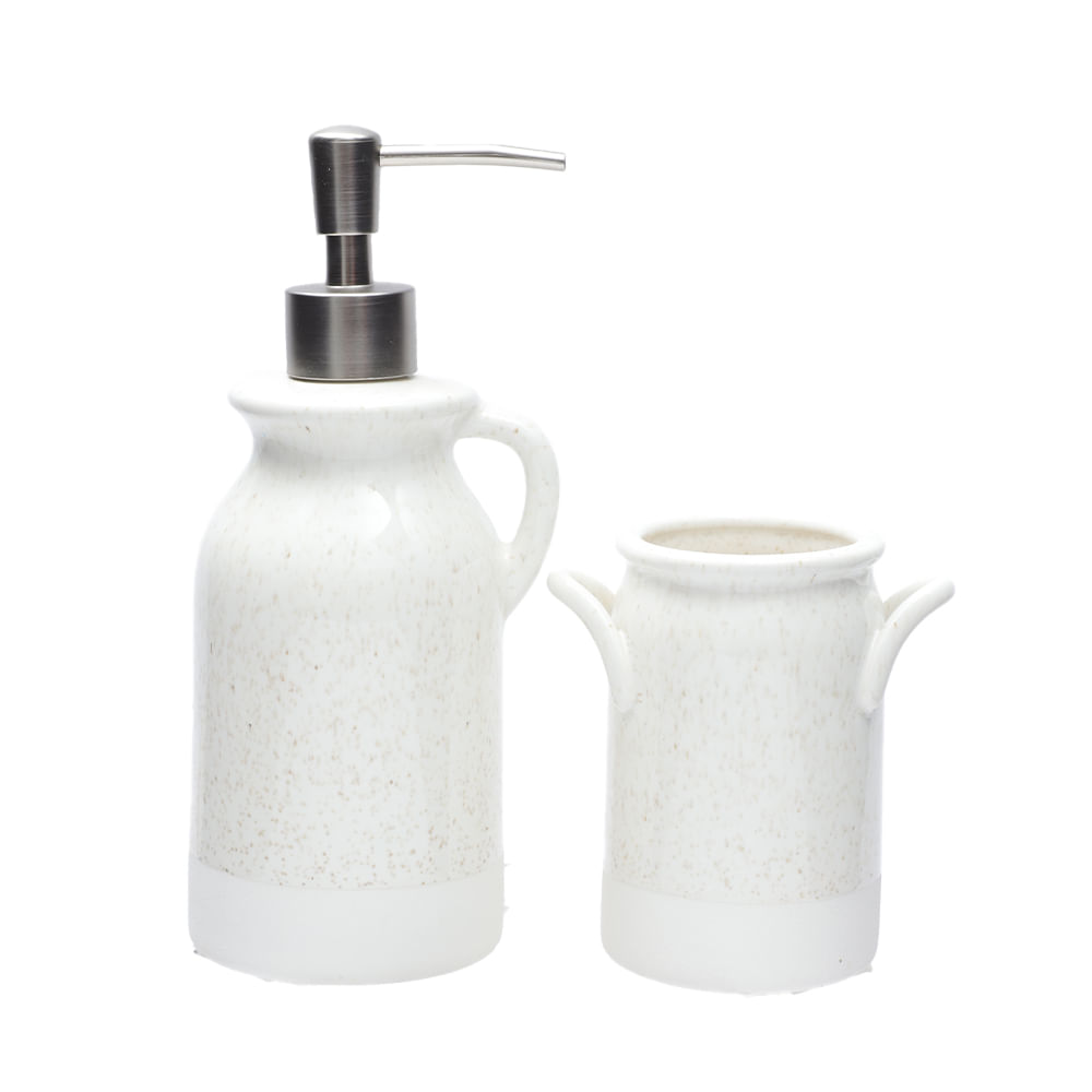 Set de 2 piezas de cerámica para baño