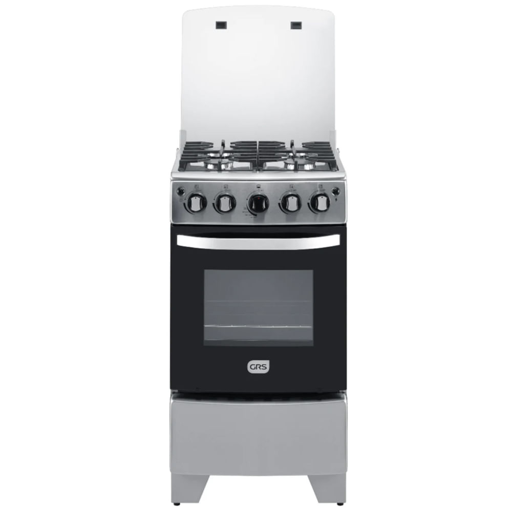 Cocina 4 quemadores con horno a gas 51 cm (20") 20GL4X-GT GRS