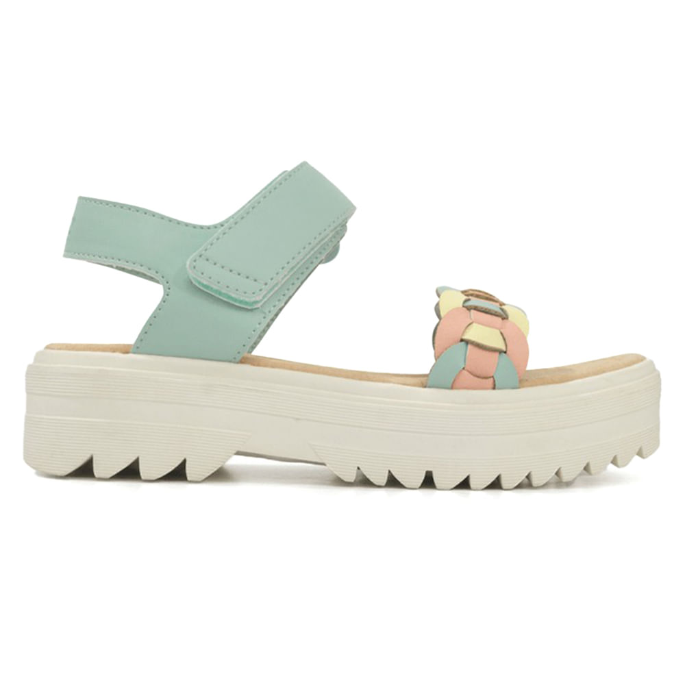 Sandalia casual Colloky multicolor para niña