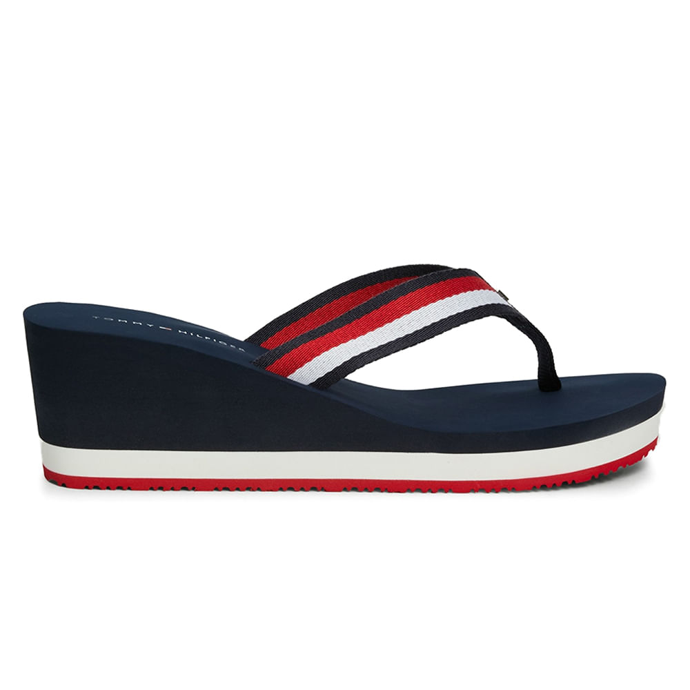 Sandalia de playa Tommy Hilfiger color multicolor para mujer