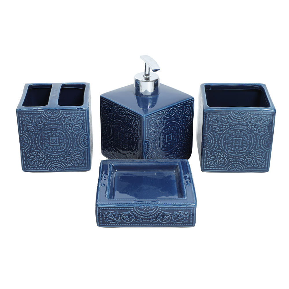 Set 4 piezas de cerámica para baño