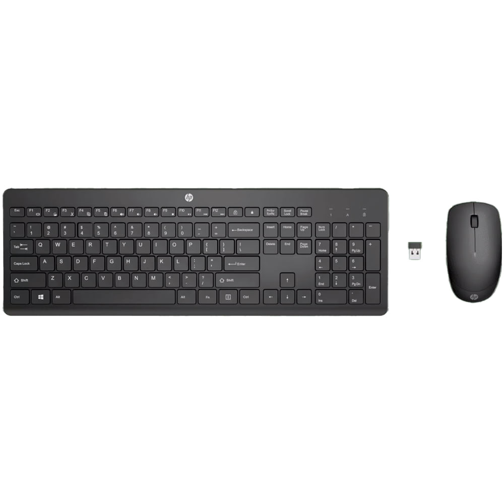 Bundle teclado y mouse inalámbrico 230 negro