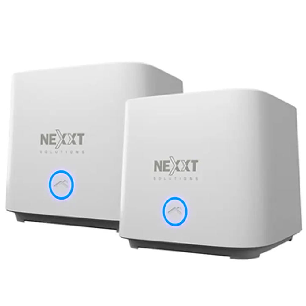 Router Nexxt Home bolt mesh AX1800 paquete de 2