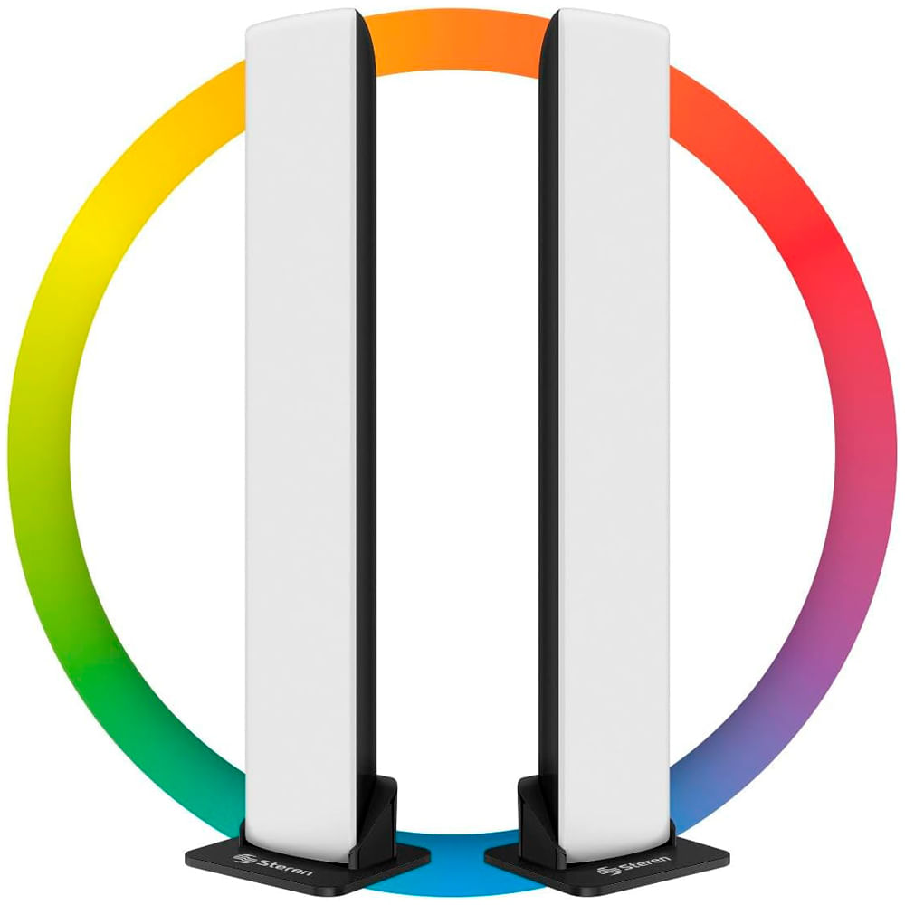Barras ambientales LED Wi-Fi multicolor RGB