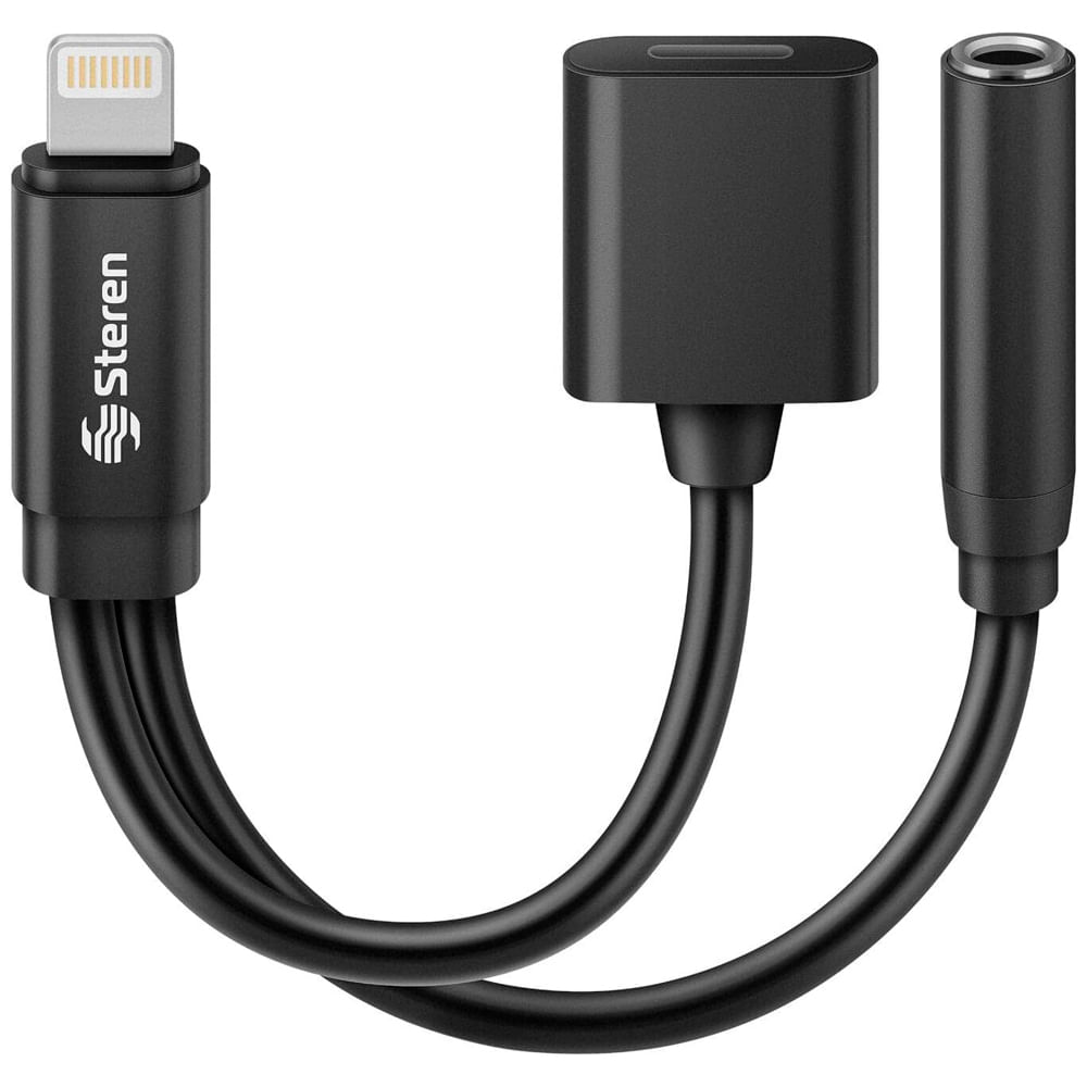 Adaptador Lightning a audio 3.5mm a Type-C