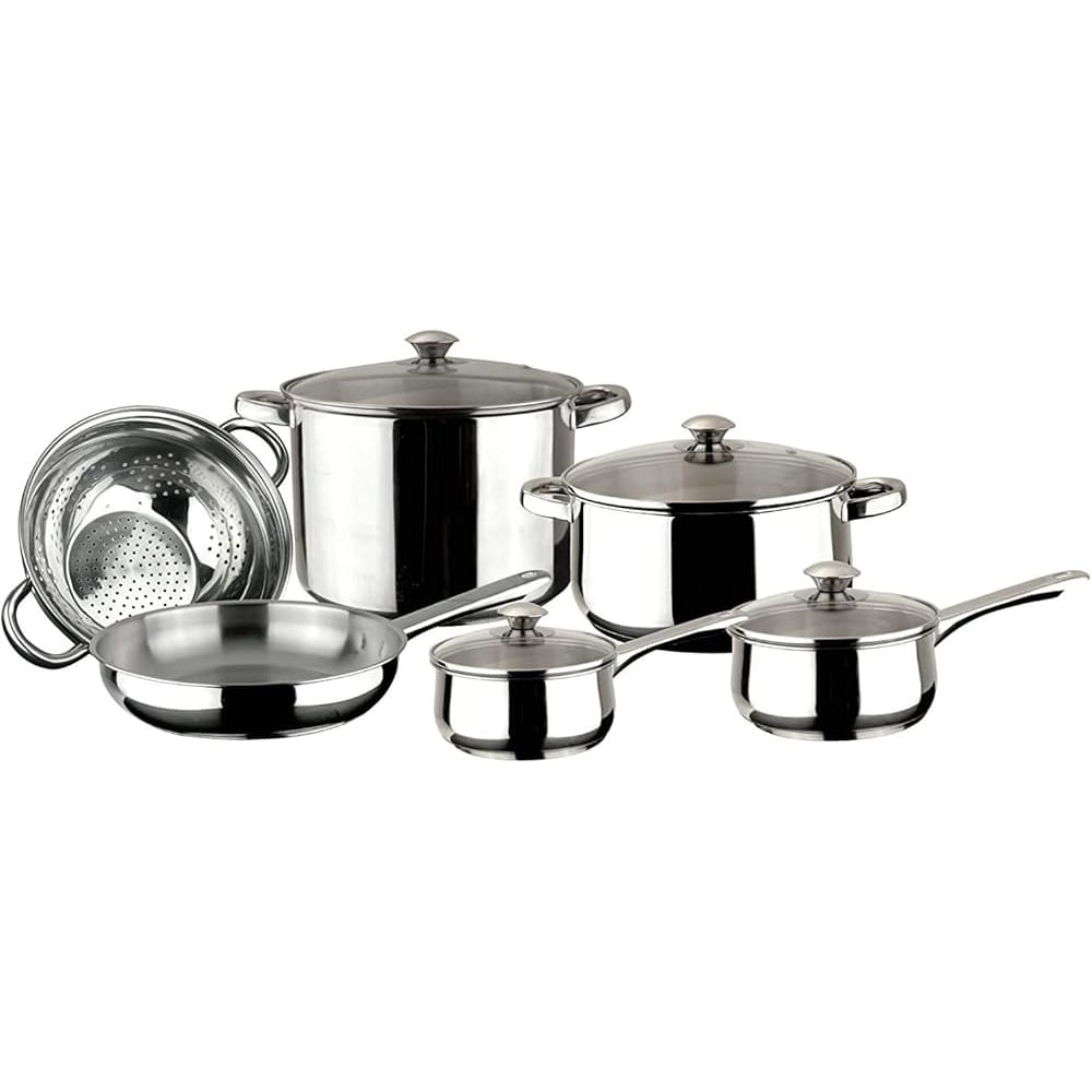 Batería de cocina Magefesa de acero inoxidable 10 piezas