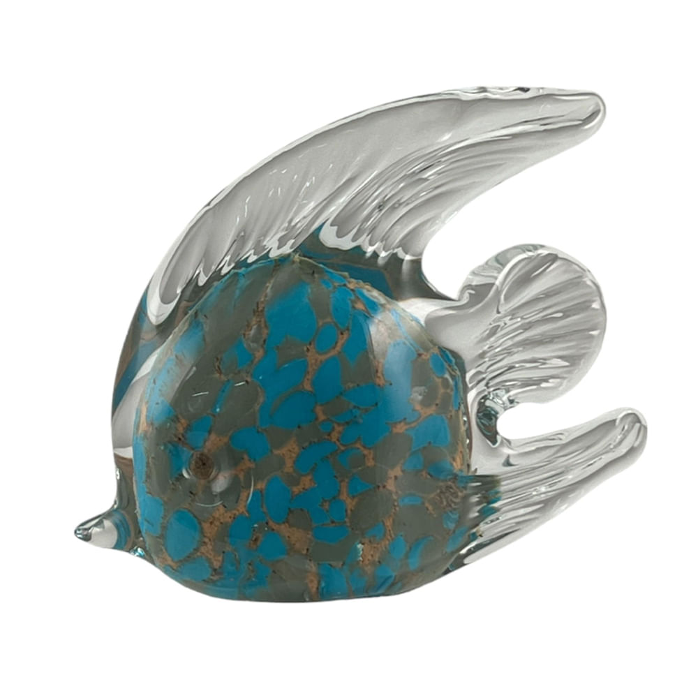 Figura de vidrio en forma de pez 15x5.50x11cm