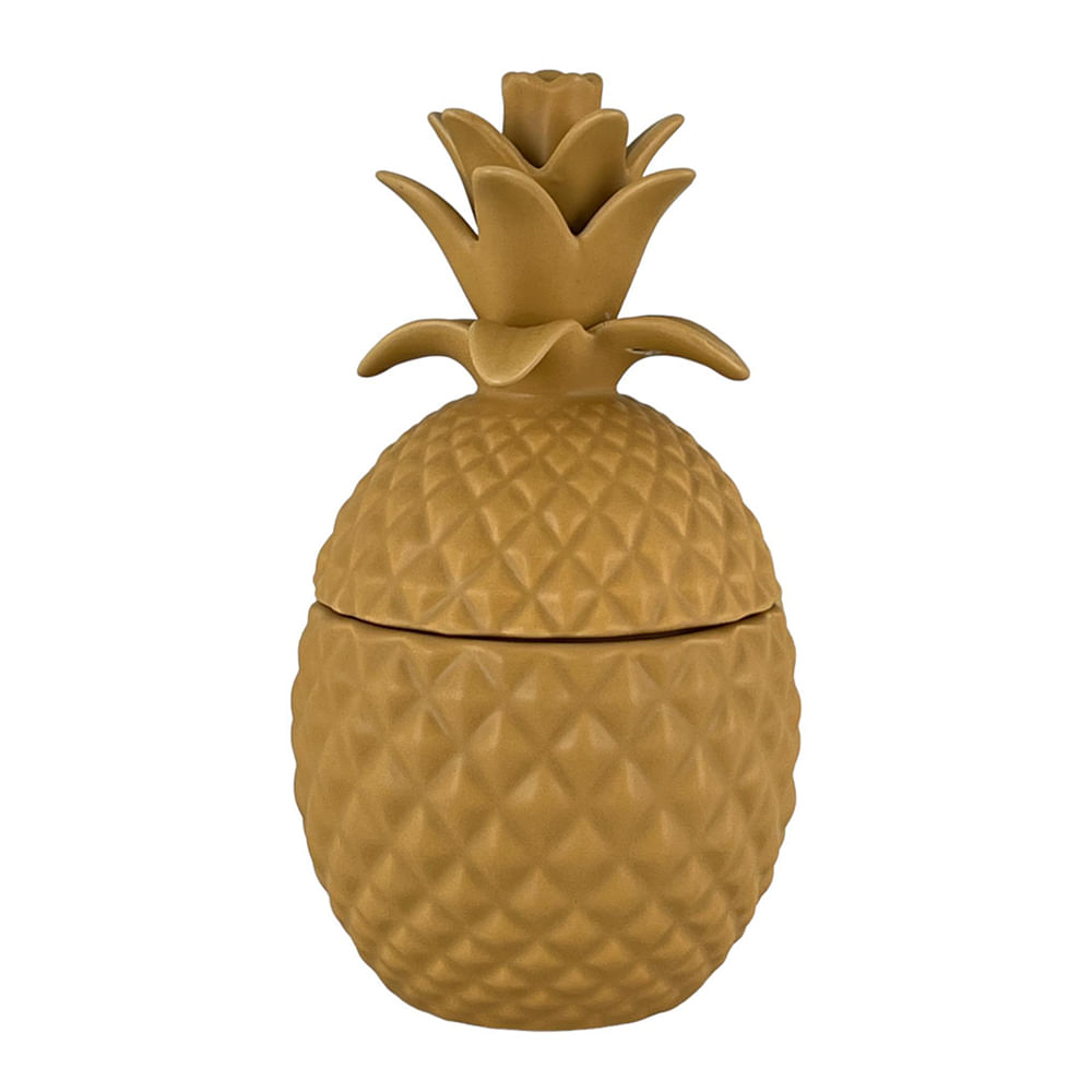 Figura piña decorativa 13x22 cm