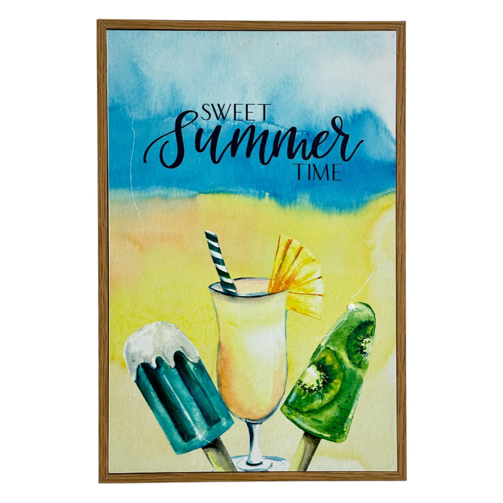 Placa decorativa verano 20x2x30 cm