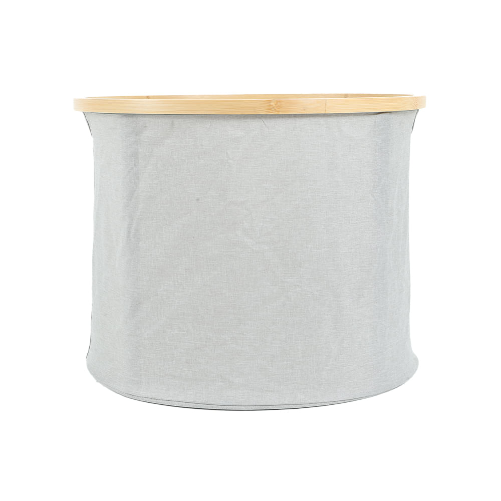 Cesta de almacenamiento con bambú