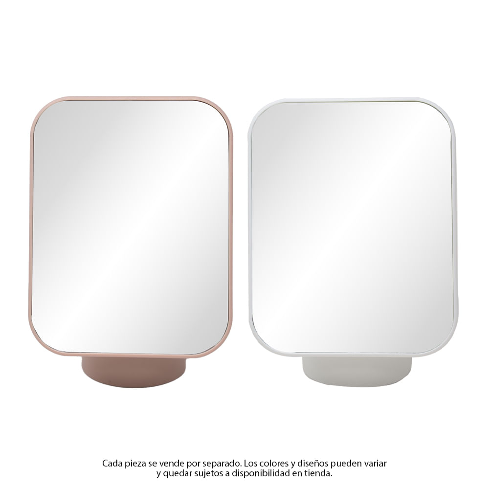 Espejo de tocador rectangular 14.5x21.5cm (1 Pieza)