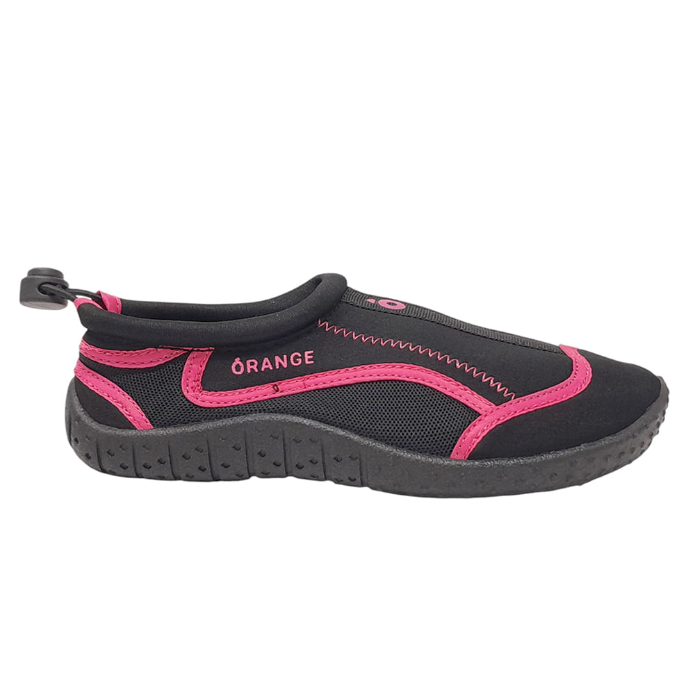 Zapato acuático Orange Desig negro/rosado para niña