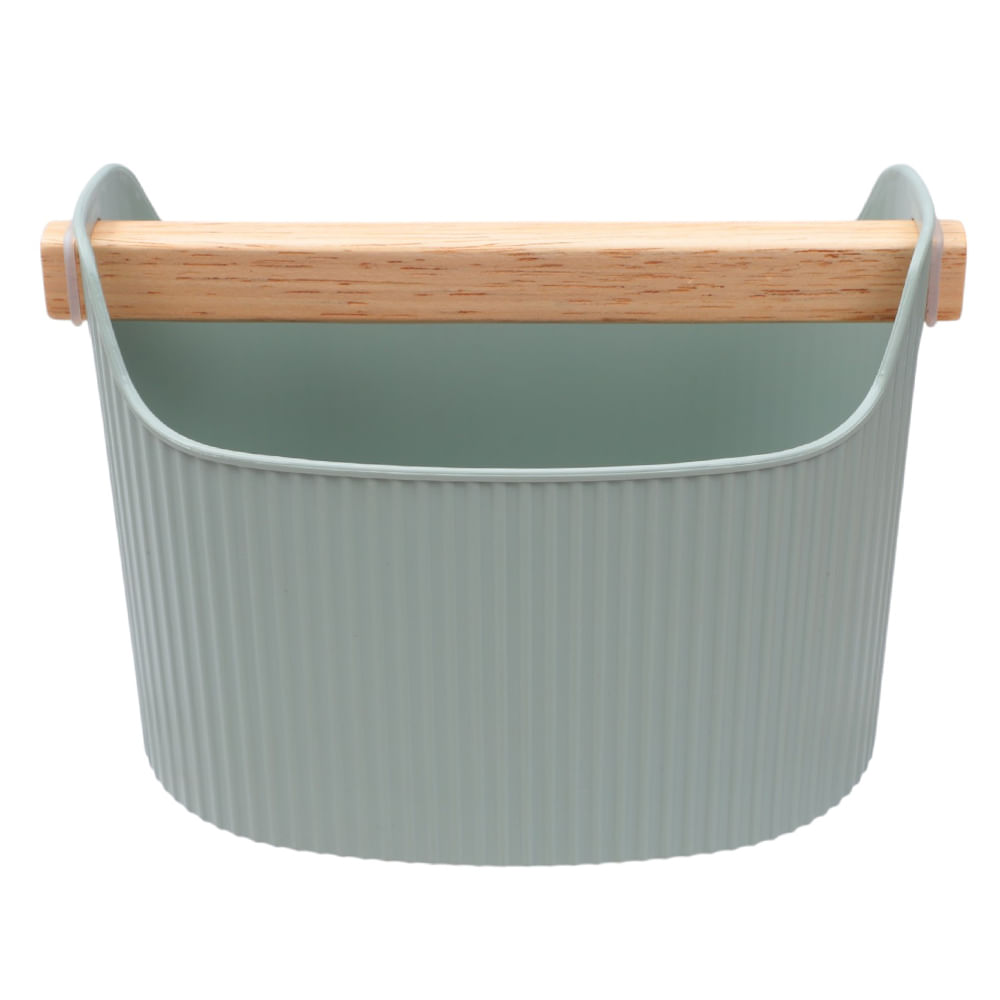 Cesta organizadora verde 13x18x11cm