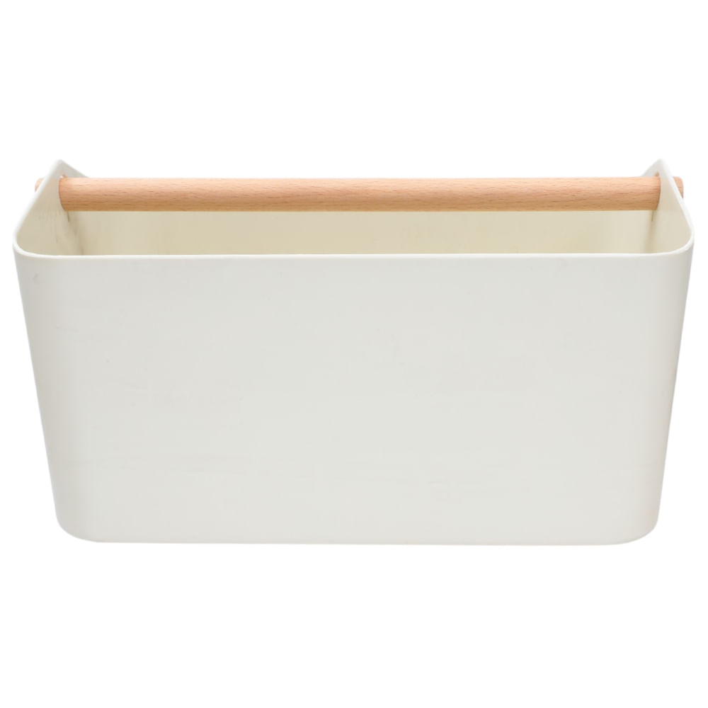 Cesta organizadora ivory 15x27x17cm