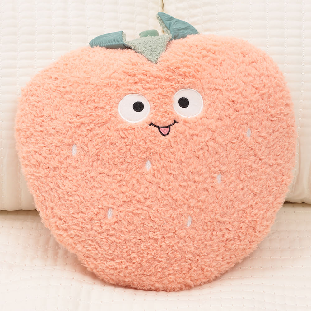 Cojín infantil con forma de fresa 45 cm