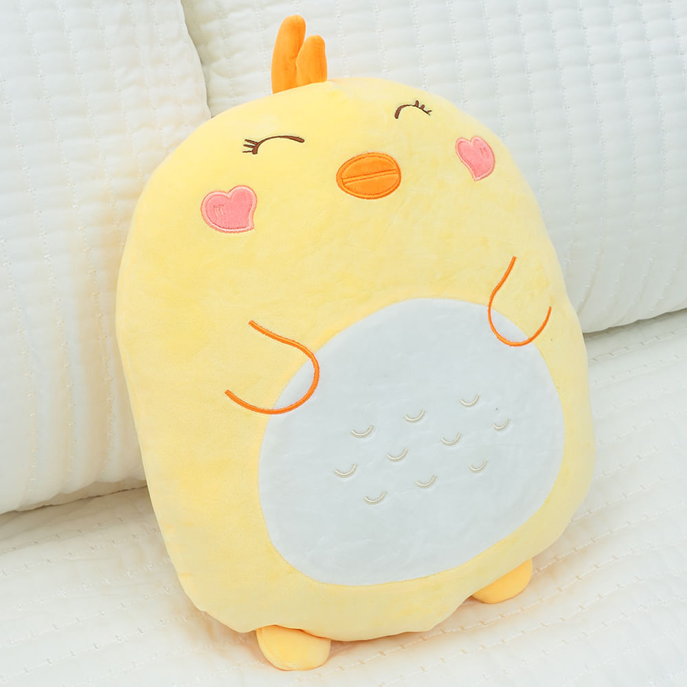 Cojín infantil con forma de pollo 45 cm