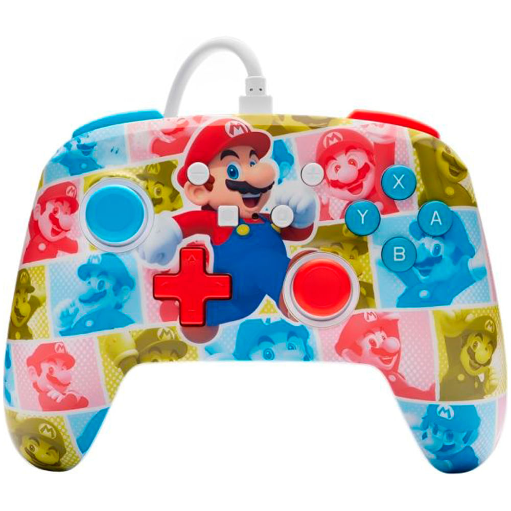 Control alámbrico para Nintendo Switch Mario Hero