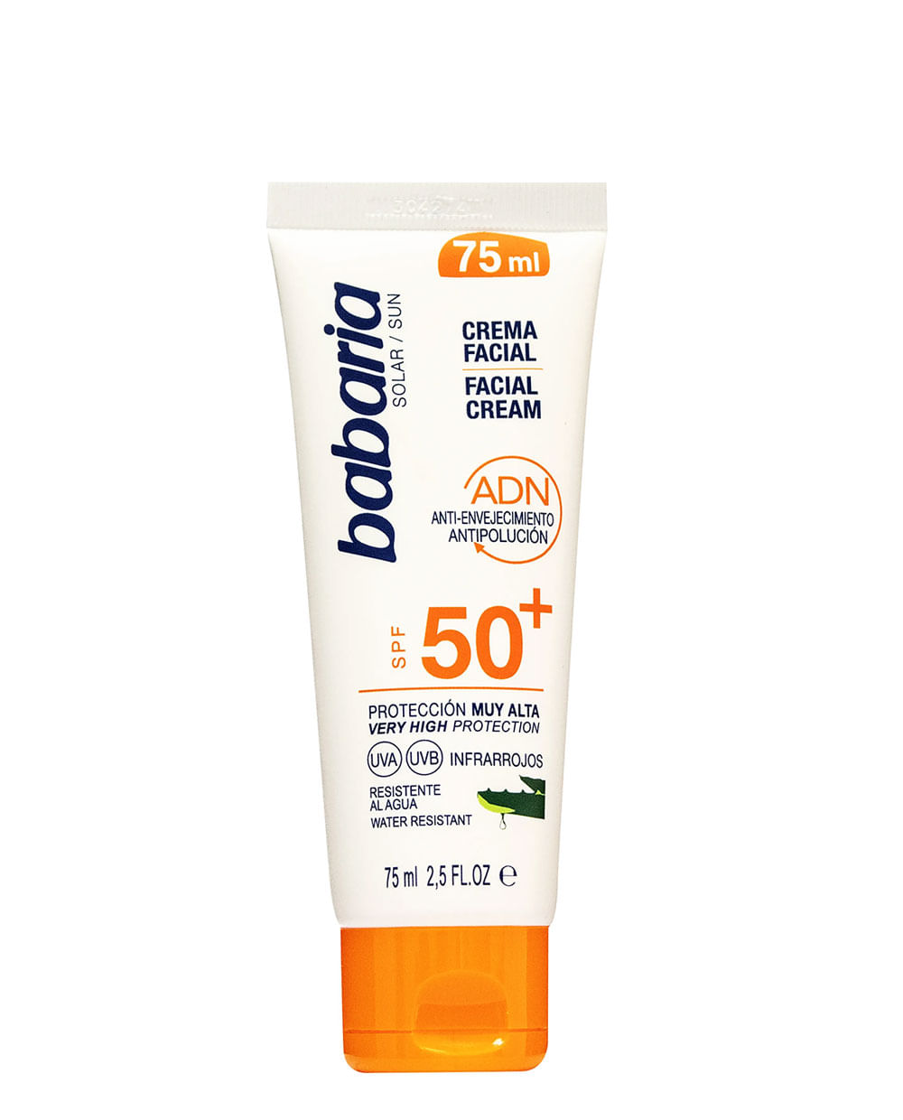 Crema Facial Solar Antiarrugas SPF50 75ml
