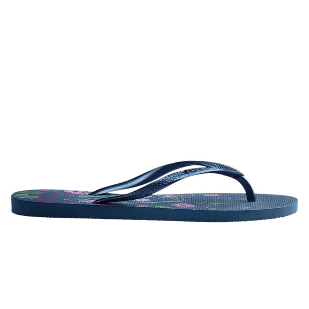 Sandalia para playa Havaiana color azul para mujer