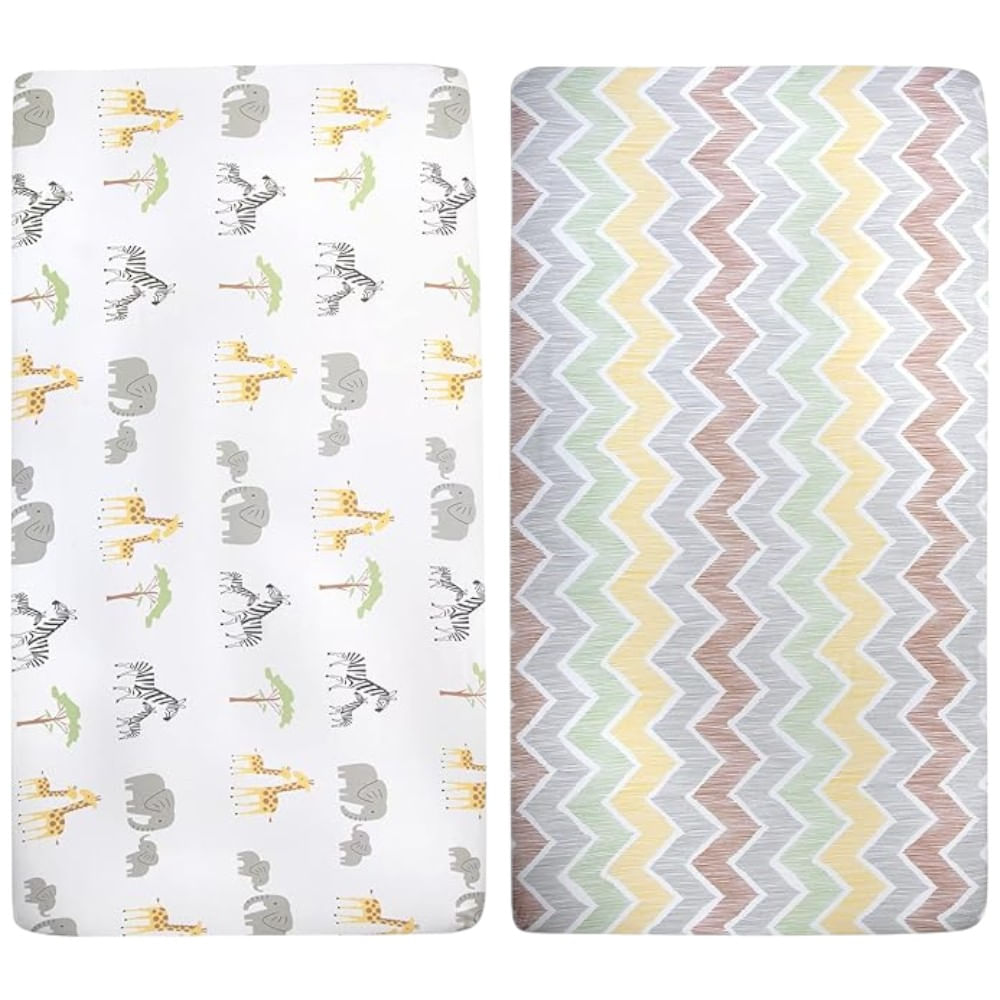 Set de 2 forros para colchón de cuna